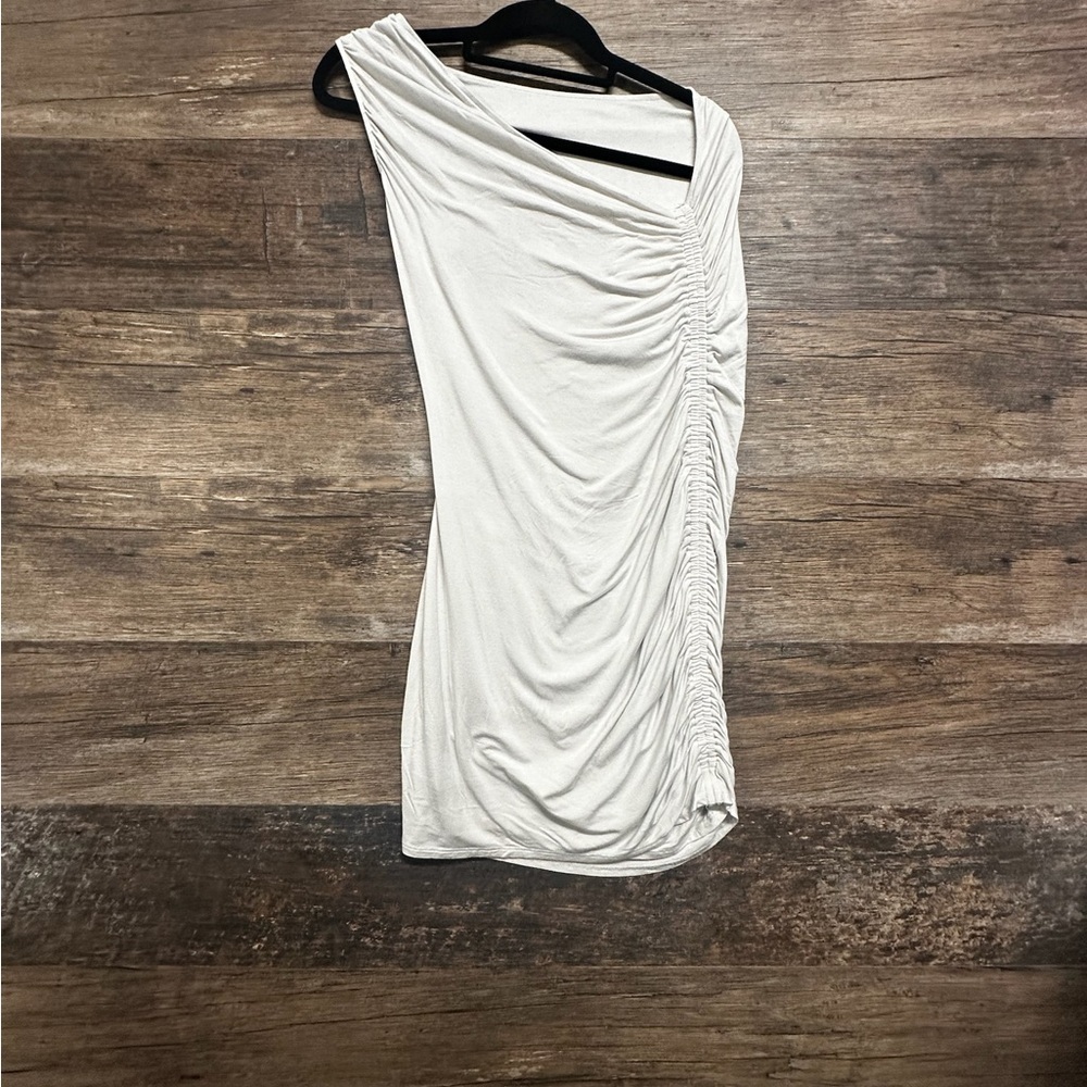 A New Day White One Shoulder Bodycon Dress